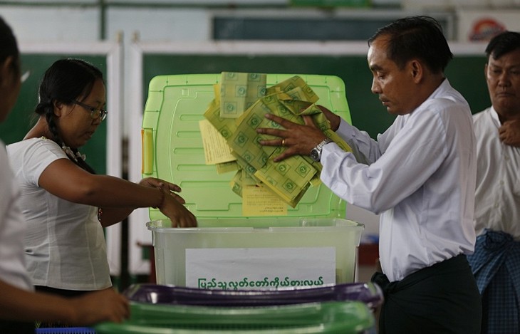 ЦИК Мьянмы объявит об итогах парламентских выборов, начиная с 9 ноября  - ảnh 1